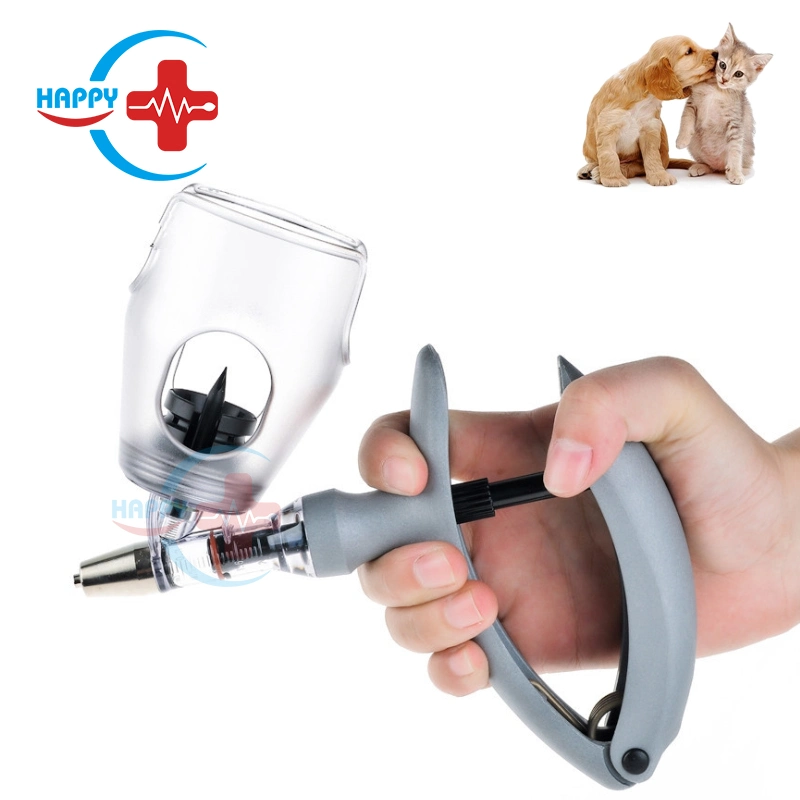 Hc-R034b (1ml/2ml/5ml) Portable Veterinary Cattle Syringe Gun Vaccines Gun Syringe