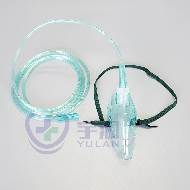 Disposable Hospital Oxygen Mask for Adult with Tubing