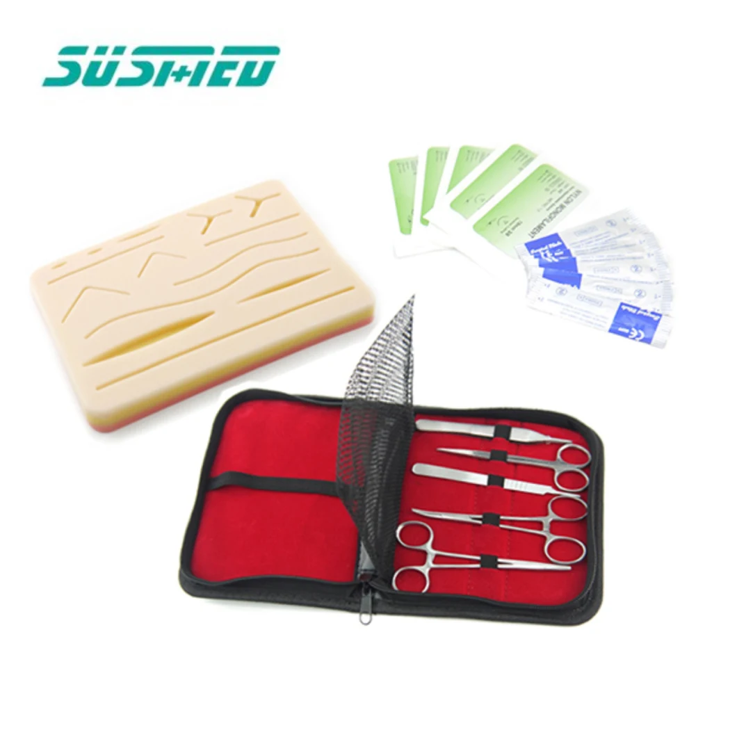 Suture Practice Kit for Medical Surgical Suture Training with Blade